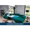 Rozkládací sedačka do U Eduard ukázka rozkladu