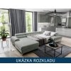 Rohová sedací souprava do U - Lacante - rozklad