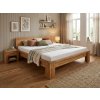 Dubová manželská postel Montana 180x200 cm