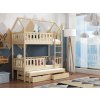 Domečková patrová postel pro 3 - Otis