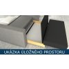 Pohovka Wave - úložný prostor