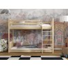 Dřevěná patrová postel Alvin v přírodním dekoru
