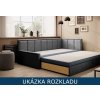 Rozkládací pohovka Fulgeo - rozklad