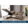 Rozkládací sedací souprava Foble - úložný prostor