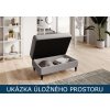 Taburet Bellis - úložný prostor
