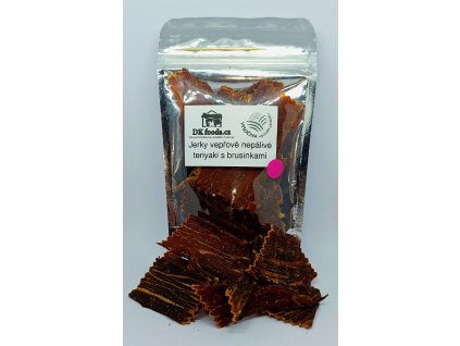 Jerky vepřové nepálivé Teriyaki s brusinkami