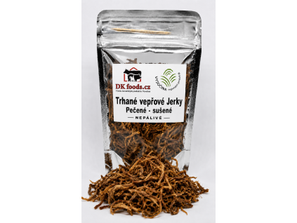 Trhané vepřové Jerky pečené-sušené / nepálivé