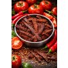Jerky vepřové rajčatový džem-kajenský pepř pálivé