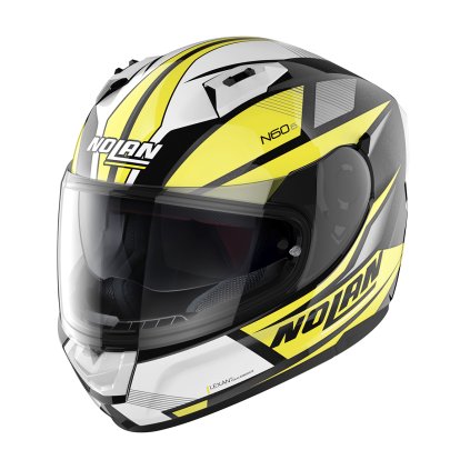 Moto helma Nolan N60-6 Downshift Metal Black 37 (Barva Černá, Velikost S)