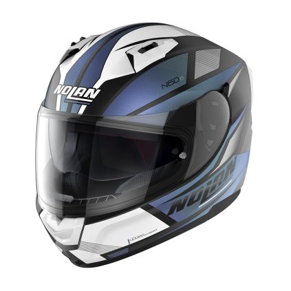 Moto helma Nolan N60-6 Downshift Metal Black 39 (Barva Černá, Velikost S)