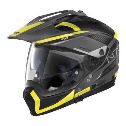 Moto helma Nolan N70-2 X Earthquake N-Com Flat Lava Grey 47 (Barva Šedá, Velikost M)