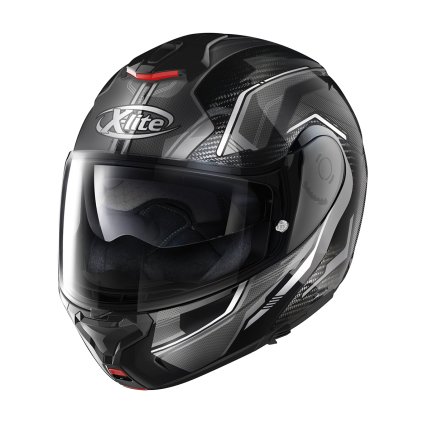 Moto helma X-Lite X-1005 Ultra Carbon Alchemy N-com 33 (Barva Carbon, Velikost S)
