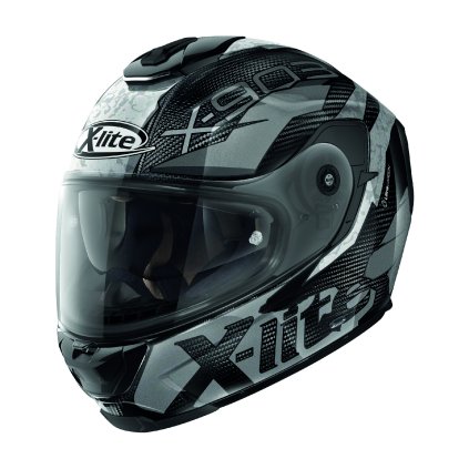 Moto helma X-Lite X-903 Ultra Carbon Barrage N-Com Carbon 55 (Barva Černá, Velikost M)