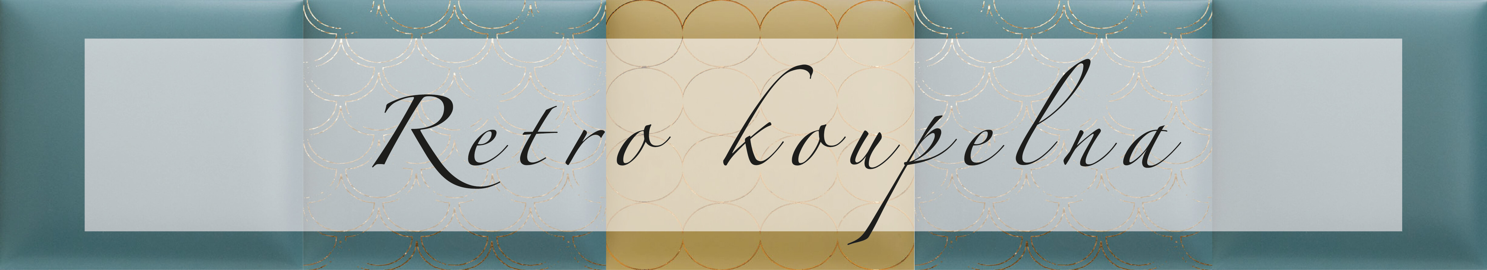 retro koupelna - dlaždice