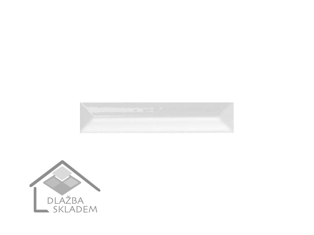 Tonalite Diamante Listello Berlino Bianco 3x15