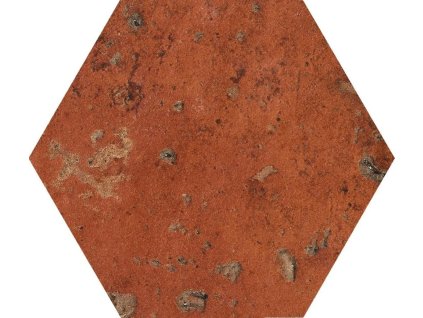 CIR Cotto del Campiano Rosso Siena esagona  15,8x18,3