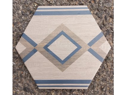 Deceram PAM DecoWood White MIX 25,8x29 Hex