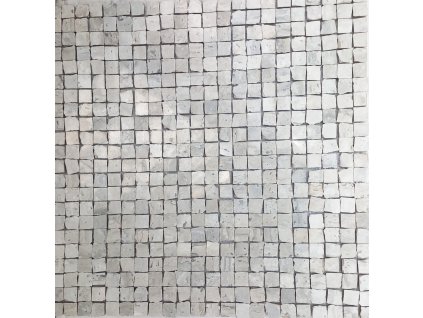 Sichenia Travertini XL White Mosaico Lapp. Rett. 30x30