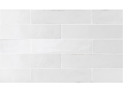 Equipe Tribeca Gypsum White 6x24,6 Brillo