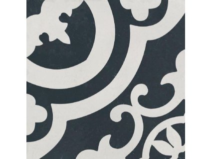 Del Conca Cementina Black and White 20x20