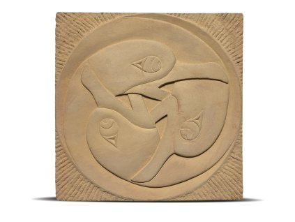 Reliéfny obklad Vtáky