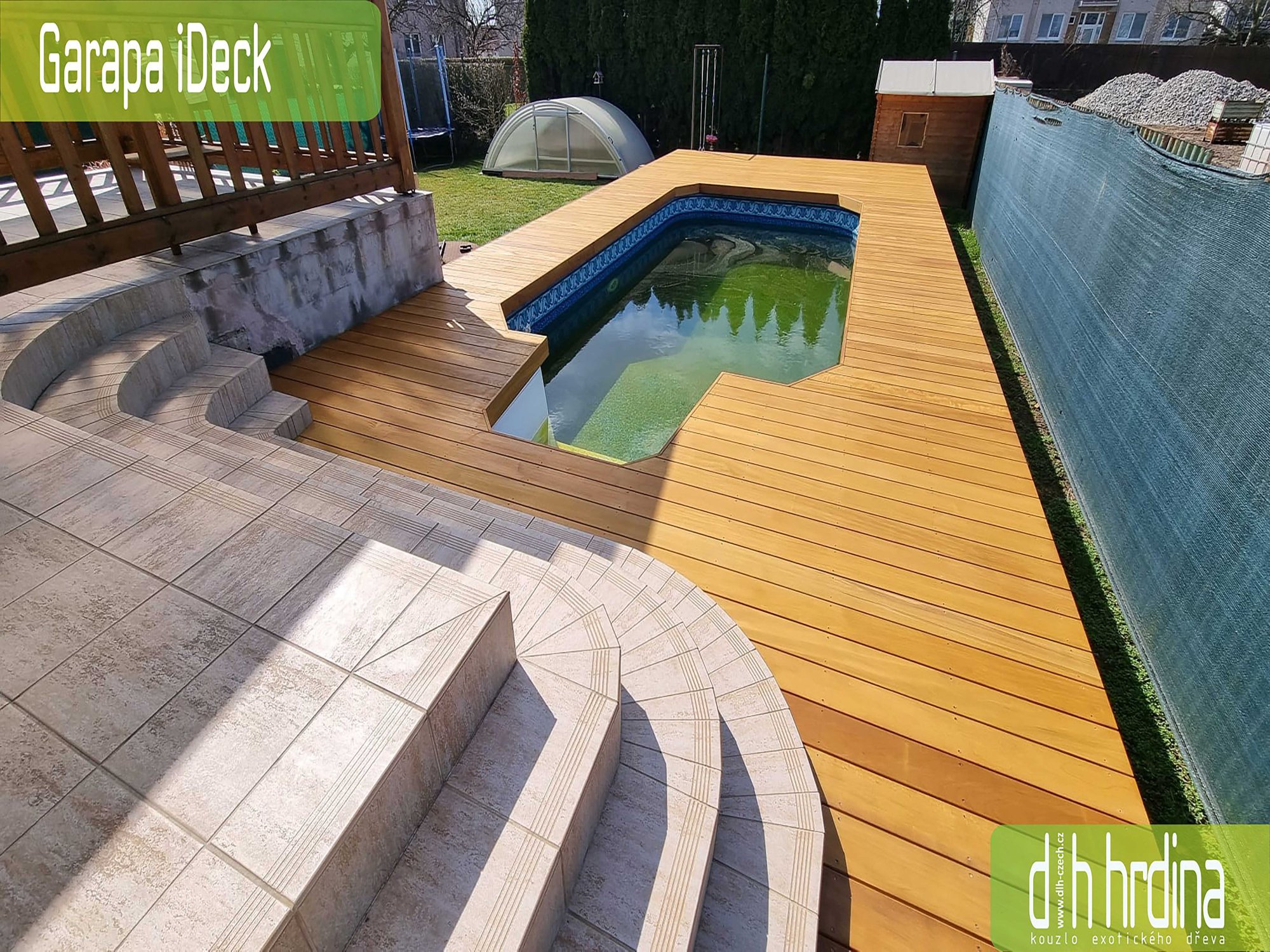 Dřevěná terasa: Garapa iDeck Poděbrady 2025