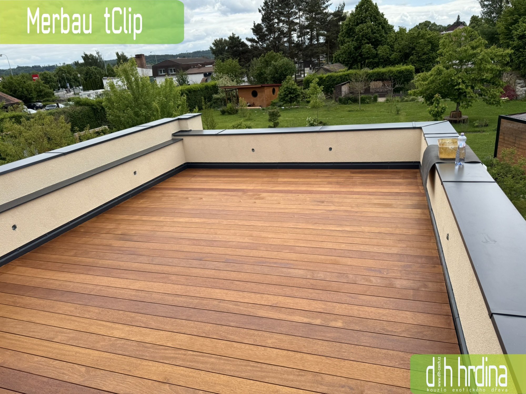 Dřevěná terasa: Merbau tClip  Blatnice 2025