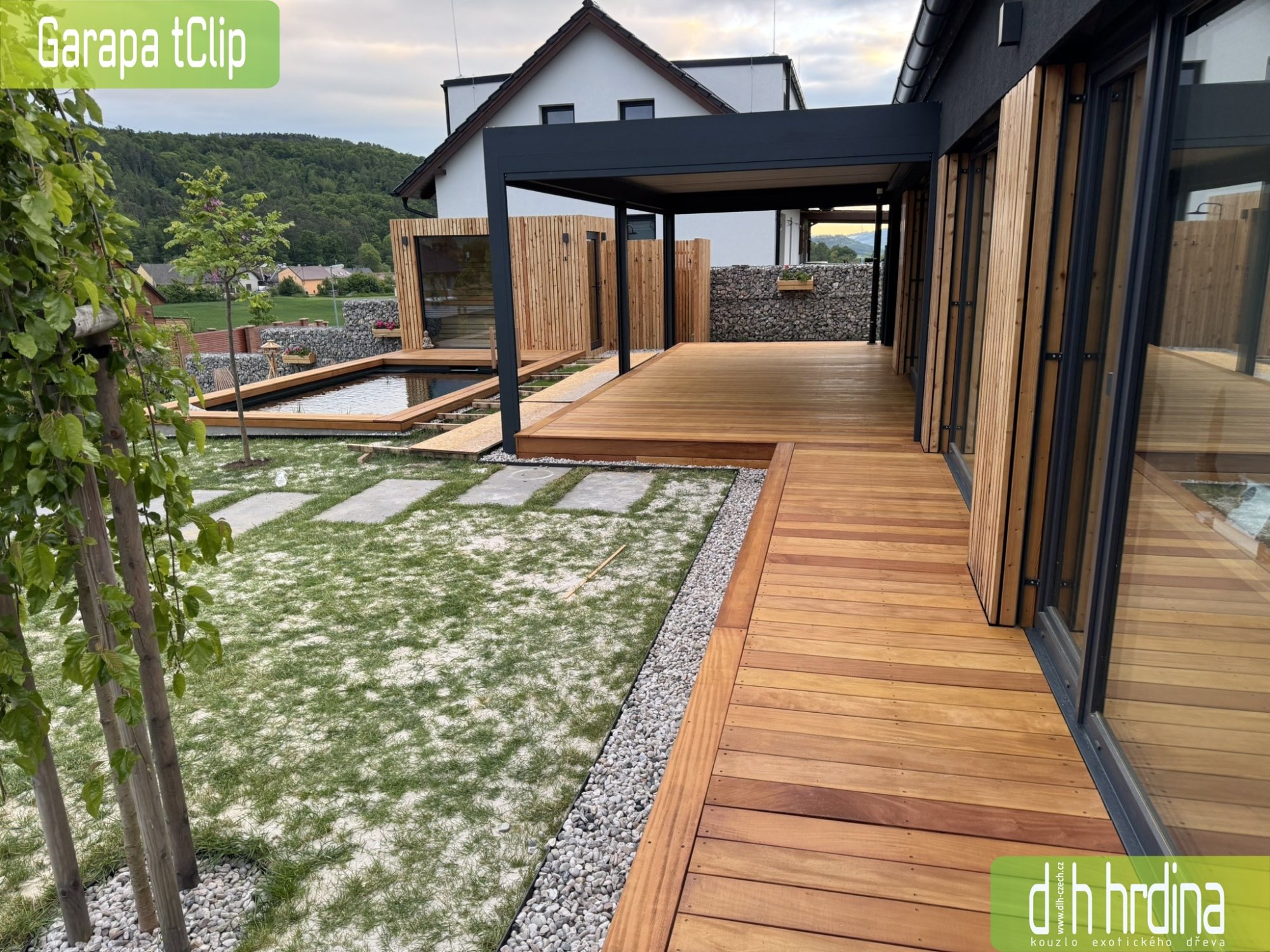 Dřevěná terasa: Garapa iDeck Králův dvůr 2025