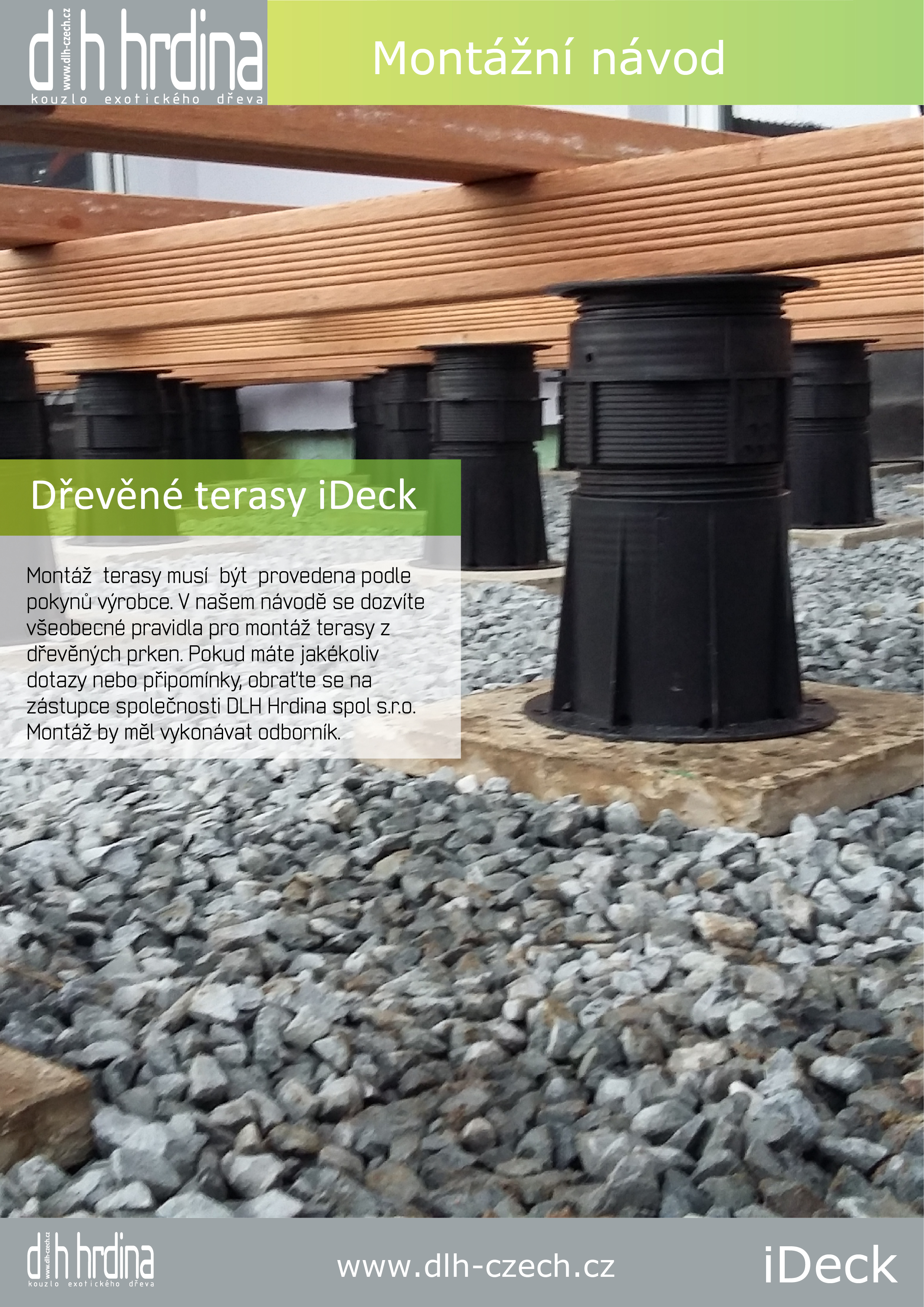 Návod dřevěné terasy