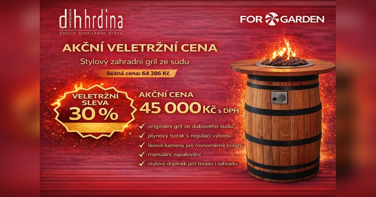 Prodej výstavního vzorku grilu