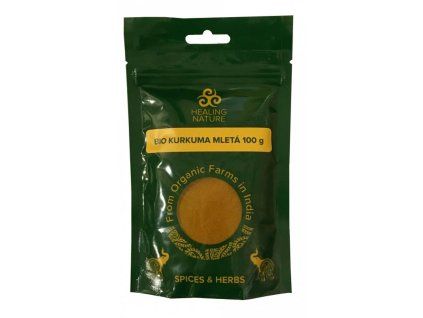 2321 bio kurkuma mleta 100 g healing nature