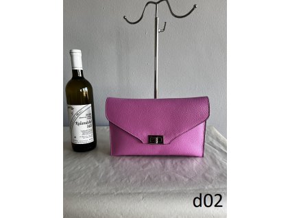 psaníčko kožené 3111 d02 fuchsiová
