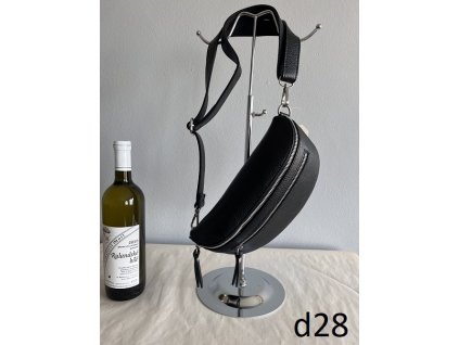 1562 ledvinka dvojzipová d28 černá