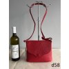 1661 crossbody malé d58 červená světlá