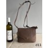 1661 crossbody malé d11 taupe tmavá