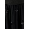 Oui síťovaná černá sukně 97107 b.9990
