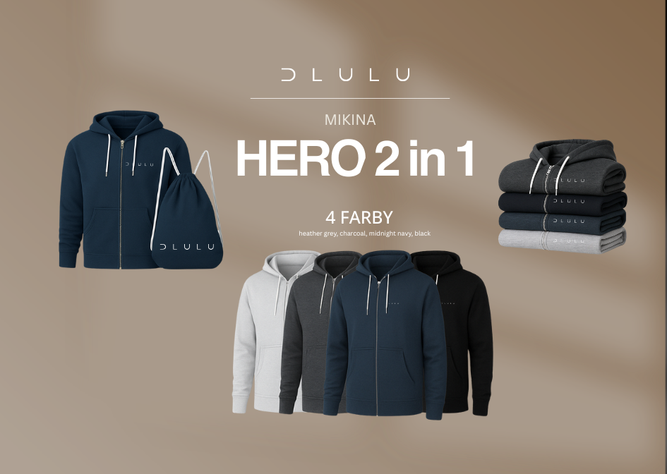 Mikina DLULU Hero 2in1