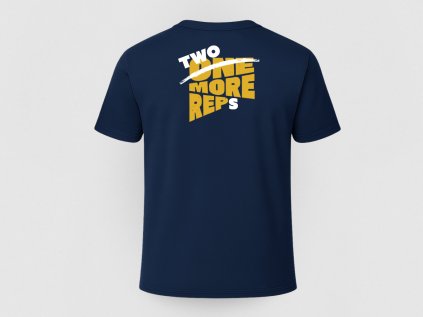 dlulu two more reps panske fitness tricko tmavomodra