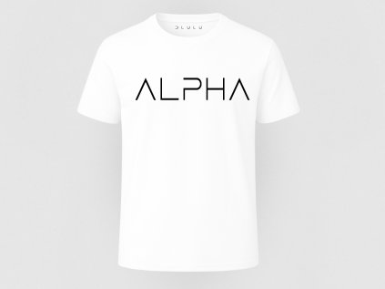 ALPHA – Buď ten, čo nehovorí. Ukazuje. (Farba White, Veľkosť 3XL)
