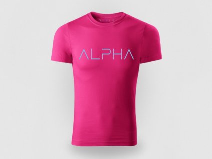 ALPHA – Silná. Sebavedomá. Neprehliadnuteľná. (Farba Pink, Veľkosť 3XL)