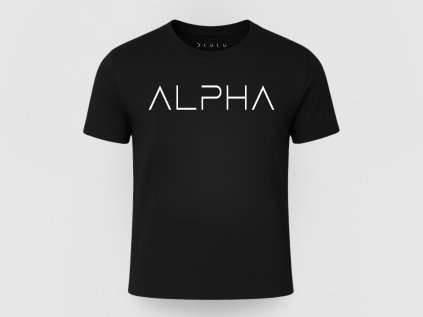ALPHA – Buď ten, čo nehovorí. Ukazuje. (Farba Black, Veľkosť 3XL)