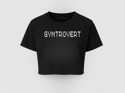 Gymtrovert – Silná. Sústredená. Sama sebou. (Farba Black, Veľkosť XL)