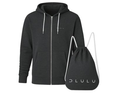 dlulu mikina hero2in1 charcoal