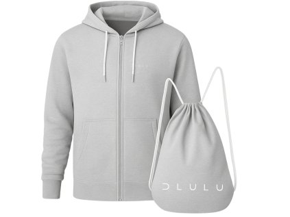 Mikina Hero2in1 heather grey