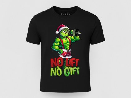 dlulu tricko no lift no gift cierne