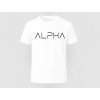 ALPHA – Buď ten, čo nehovorí. Ukazuje. (Farba White, Veľkosť 3XL)