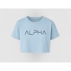ALPHA – Silná. Sebavedomá. Neprehliadnuteľná. (Farba Sky Blue, Veľkosť XL)