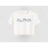 Crop Top ALPHA čierne – DLULU