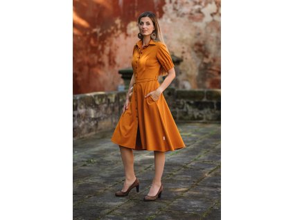Medově okrové - Lara - 110 cm