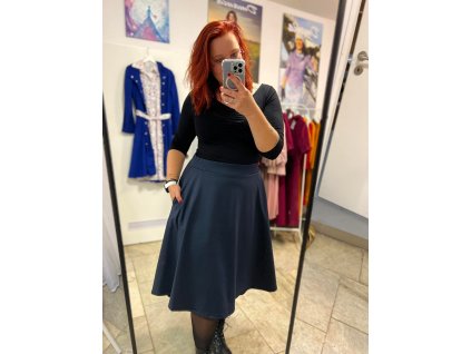 Tmavě modrá - Chantal - 67 cm